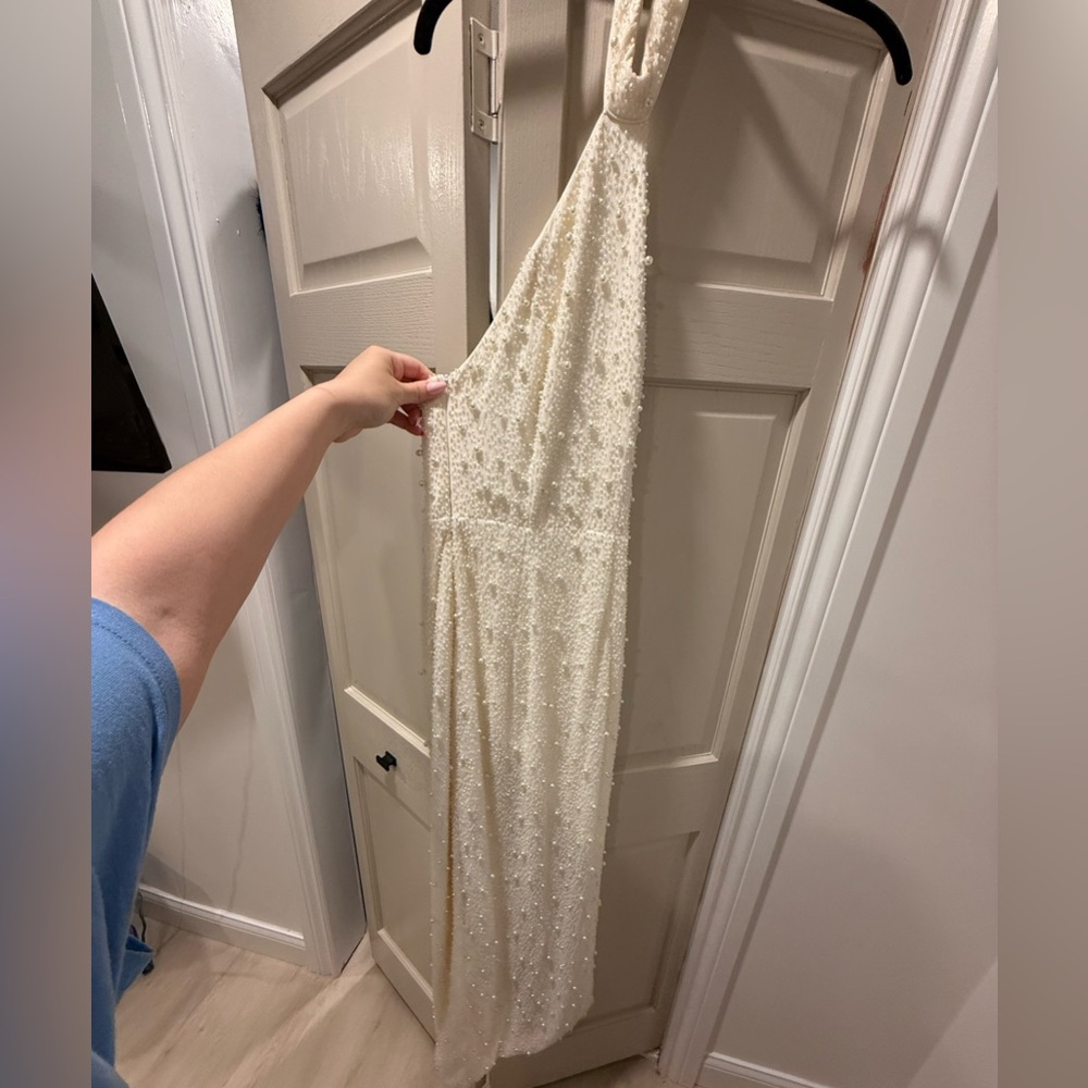 Oh Polly Pearl Embellished Dress